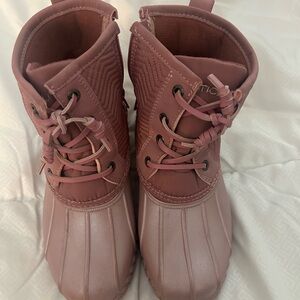 Nautica Brown Fabric Upper Footwear